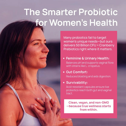Selerb Probiotics for Women – 60 Capsules 2 Bottles -(60 Servings)